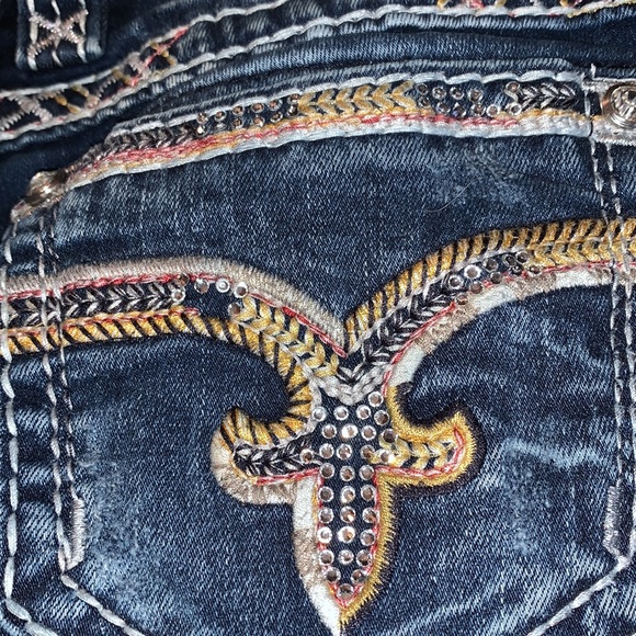 Rock Revival Charon Skinny Jeans size 26 inseam 30 good cond - Picture 4 of 11